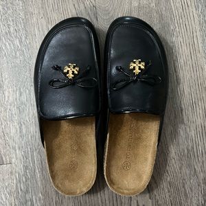 Tory Burch Charm Mule Black 8.5
